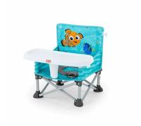 Bright Starts, Rehausseur Portable Disney Finding Nemo Pop 'N Sit, Utilisation Intérieur/Extérieur avec Tablette pour Repas, 6 Mois à 3 Ans