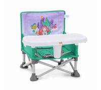 Bright Starts, Rehausseur Portable Disney Princess Ariel Pop 'N Sit, Utilisation Intérieur/Extérieur avec Tablette pour Repas, 6 Mois à 3 Ans