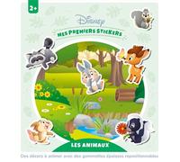 DISNEY BABY - Pochettes stickers mousse repositionnables - Animaux - Collectif - Hachette Disney - Livre-jeu