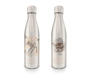 Disney Bambi Gourde en métal avec inscription « Being Brave » 540 ml Produit officiel