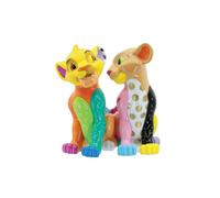 Enesco Figurine Disney Britto Le Roi Lion Simba et Nala Heart Tails - Multicolore - 15,2 cm
