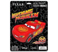 Disney Cars Flash McQueen Lot de 3 autocollants en vinyle pour voiture | Lot de 3 autocollants amusants Lightning McQueen pour voiture