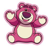 DISNEY - Coussin 3D Lotso Toy Story Pixar - 35 cm - Velboa
