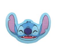 DISNEY - Coussin 3D Stitch - 100% Polyester - 200 GSM - Bleu