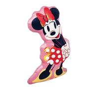 Disney Coussin décoratif moulé doux en forme de Minnie Mouse 35 x 20 cm