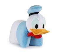 Disney Coussin Peluche 2 en 1 pour Enfant Donald de Mickey et Ses Amis - Coussin Peluche Ultra-Doux à câliner, avec Fermeture Auto-agrippante, Multi-usages