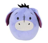 Disney Eeyore Coussin douillet 32 cm - Grand coussin en peluche avec figurine Bourriquet - Coussin doux pour enfant et doudou - Cadeau officiel