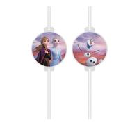 Disney Frozen 2 Pailles blanches 99686, Blanc