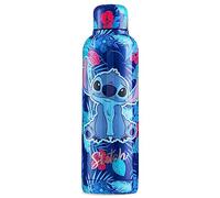 Disney Gourde Isotherme Stitch Bouteille d'Eau Isotherme 515 ml Reutilisable sans BPA en Acier Inoxydable Bouchon Étanche Chaud Froid pour Sport, Gym, Voyage Accessoire Stitch Officiel