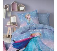 Disney Home Frozen 2 Frozenia Parure de lit 100% Coton - Licence Officielle