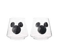 Disney Home Mickey Mouse Lot de 2 bougeoirs en verre