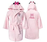 DISNEY HOME MINNIE Robe de Chambre Fille 6-8 Ans | Oeko-tex | Peignoir Enfant Fille en Polaire Douce | Rose