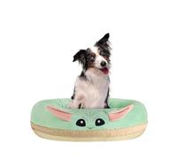 Disney Jazwares Star Wars Lit avec traversin pour Animaux de Compagnie de Taille Petits Grogu de Star Wars - avec Motifs de Personnage et Garniture Amovible Lavable en Machine