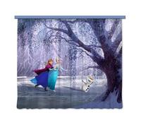 Disney La Reine De Neige Skating -Set De 2 Rideaux Pour Chambre Enfant -180 X 160 Cm (2x 90x160cm)