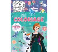 Disney La Reine des Neiges - Coloriage avec stickers offerts (Olaf et reine Anna) - Collectif - Hemma - broché - Document jeunesse