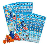 Disney Le Monde de Nemo - Lot de 12 feuilles d'autocollants pour garçons et filles - Le Monde de Dory - Fournitures de fête « Le Monde de Dory »