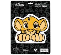 Disney Le Roi Lion Tête Simba Autocollant Vinyle Adhésif Autocollant pour Voiture - Excellente Idée Cadeau