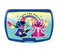 FUN HOUSE DISNEY LILO ET STITCH BOITE GOUTER REUTILISABLE POUR ENFANT H.6,5 X L.17 X P.13,5 CM POUR ENFANT 006300, Bleu