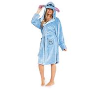 Disney Robe de Chambre Femme en Polaire Stitch (L, Bleu)