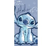 Disney Lilo & Stitch Serviette de Bain 70x140 cm Bleu Coton