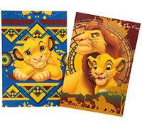 Disney Lion King Simba Lot de 2 carnets de Notes A5 pour Enfants