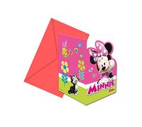 Disney Lot de 6 cartes d'invitation Minnie Happy Helpers avec enveloppes