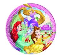Disney Lot de 8 Assiettes en Carton Princesses Dreaming 23 cm