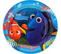 Disney Lot de 8 assiettes en papier Dory 23 cm pour fêtes et anniversaire