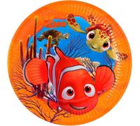 Disney Lot de 8 assiettes en papier Nemo 23 cm pour fêtes et anniversaires