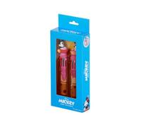 Disney Mickey et Minnie Mix-Pack de 2 Stylos 10 Couleurs, Bleu, 9,5 x 23 cm