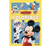 Disney Mickey et ses amis - Coloriage avec plus de 100 stickers - Livre de coloriage avec stickers - Dès 4 ans