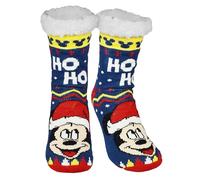 Disney Mickey Mouse Chaussettes d'intérieur douillettes pour femme Chaussettes d'hiver chaudes pour femme