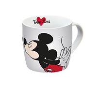 Disney Mickey Mouse KISS Tasse en porcelaine Blanc/multicolore 12,3 x 9 x 8,5 cm