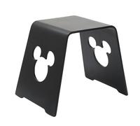 Disney Mickey Mouse Tabouret en Bois de Bouleau plaqué pour Enfants, Finition élégante, 52 x 40,5 x 45 cm (L x P x H), Noir