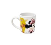 Disney Minnie I Love Summer Tasse à thé en céramique pour petit-déjeuner collation lavable au lave-vaisselle 24 cl