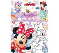 Disney Minnie - Je colorie mes amies - Livre de coloriage avec stickers - Dès 4 ans