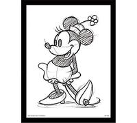 Disney Minnie Mouse (Sketched - Single) 30 x 40 cm Objet Souvenir