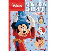 Disney - Mon gros coloriage + stickers ! - Livre de coloriage avec stickers - Dès 4 ans