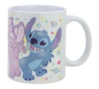 Disney Mug Stitch en Céramique Haute Qualité 325ml Collection Stitch et Angel Blanc