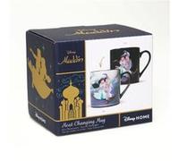 Disney Aladdin Tasse à changement de chaleur - 325 ml - Cadeau de bureau - Révélation de chaleur, Noir