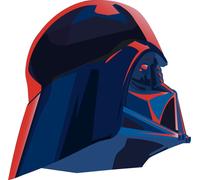 Disney papier peint rond autocollant Star Wars bleu foncé et rouge - 612753 - Ø 128 cm
