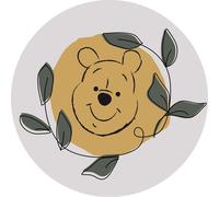 Disney papier peint rond autocollantPolyuréthanel'ours jaune et vert - 612036 - Ø 128 cm