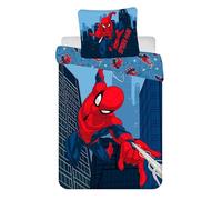 Disney - Parure De Lit en Coton Spider-Man - Bleu/Rouge - 160 X 200 Cm