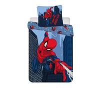Disney - Parure De Lit en Coton Spider-Man - Bleu/Rouge - 160 X 200 Cm