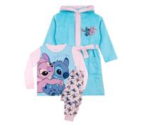 Disney Peignoir De Bain Stitch Fille | Ensembles De Pyjama Fille | 5 Et 13 Ans
