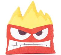 Disney Pixar Inside Out - Coussin Décoratif en Forme de Colère 30 cm Coussin Doux pour Lit Enfant