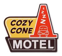 Disney Pixar Panneau mural en métal Motif Cars Motel Cozy Cone