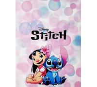 Disney Poster mural décoratif série Cartoon Lilo et Stitch Bulles Impression sur papier couché 40 x 30 cm sans cadre