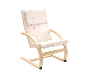 Disney Princess Fauteuil pour Enfants, fabriqué à partir de placage de Bouleau Naturel, Peut Supporter Jusqu’à 30 kg, Petit, Rose Clair