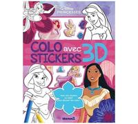 Disney Princesses - Colo Avec Stickers 3d